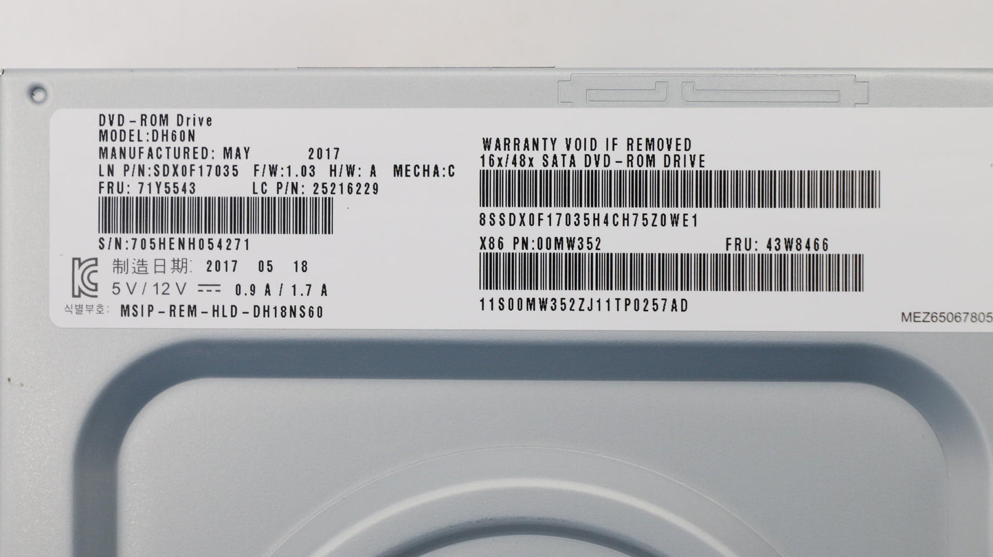 Lenovo Od Optical Drives - 00FC918