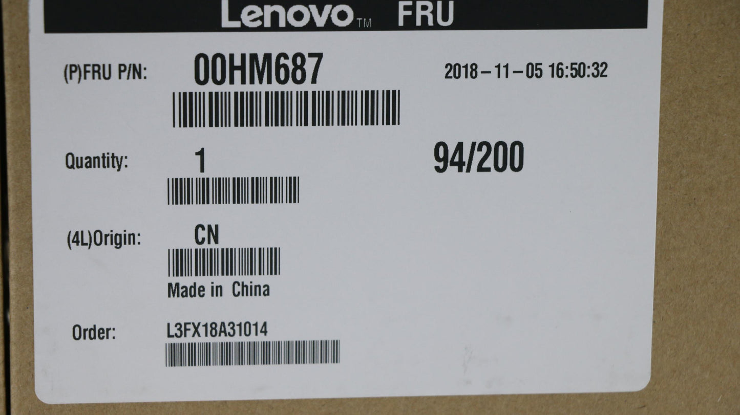 Lenovo AC Adapter Rectangle 135W, 2P, Black - 00HM687