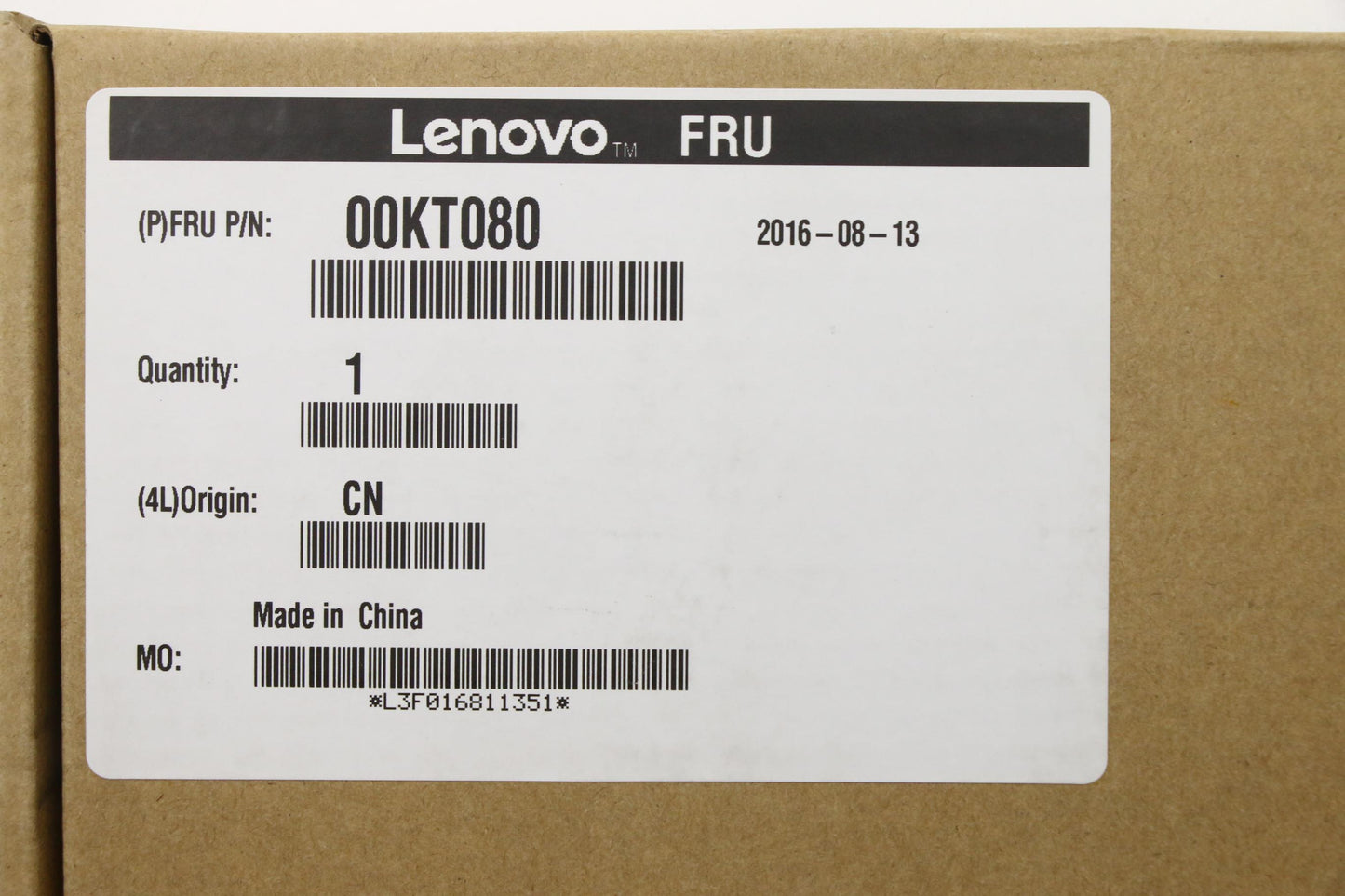 Lenovo Ma Mechanical Assemblies - 00KT080