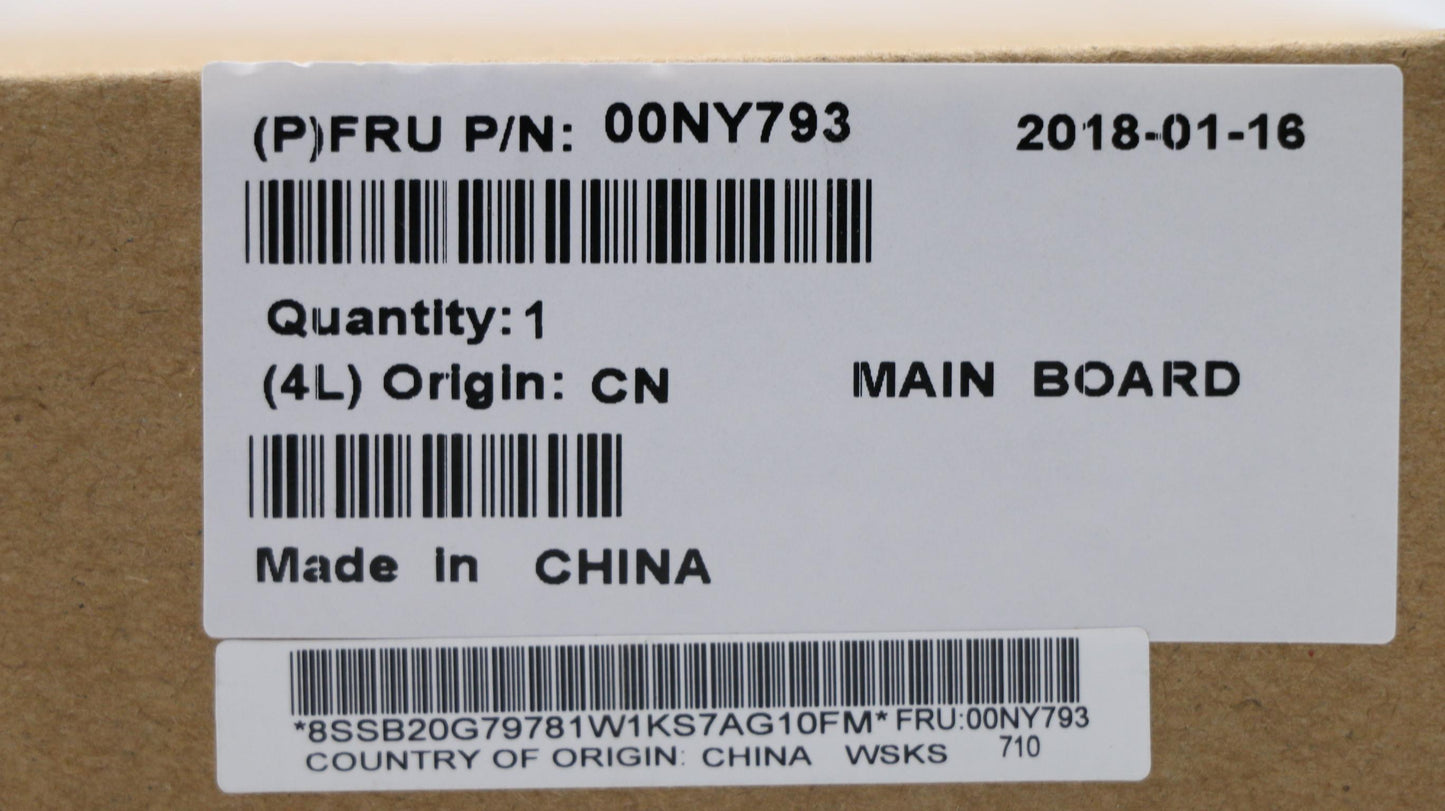 Lenovo Assembly Mainboard Lgf-1 M7-6Y - 00NY793