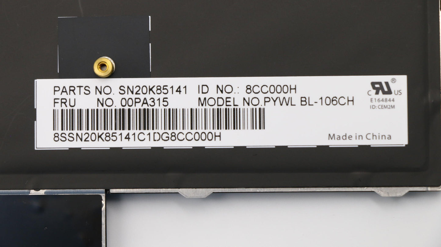 Lenovo Ki Keyboards Internal - 00PA315