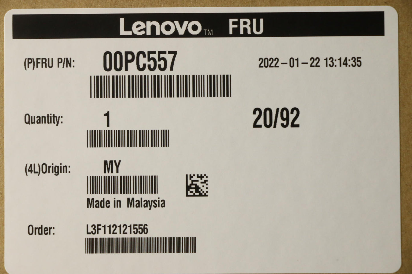 Lenovo 1TB HDD, 2.5-Inch, 7mm, 5400 RPM, SATA, Standard, Multi-Compatible - 00PC557