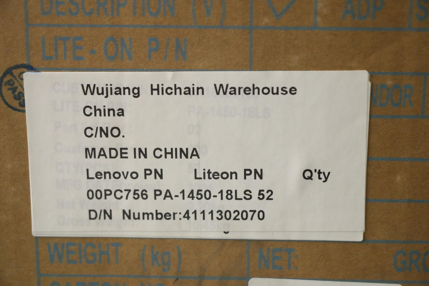 Lenovo AC Adapter, Rectangle, 45W, 3-Pin, Black - 00PC756