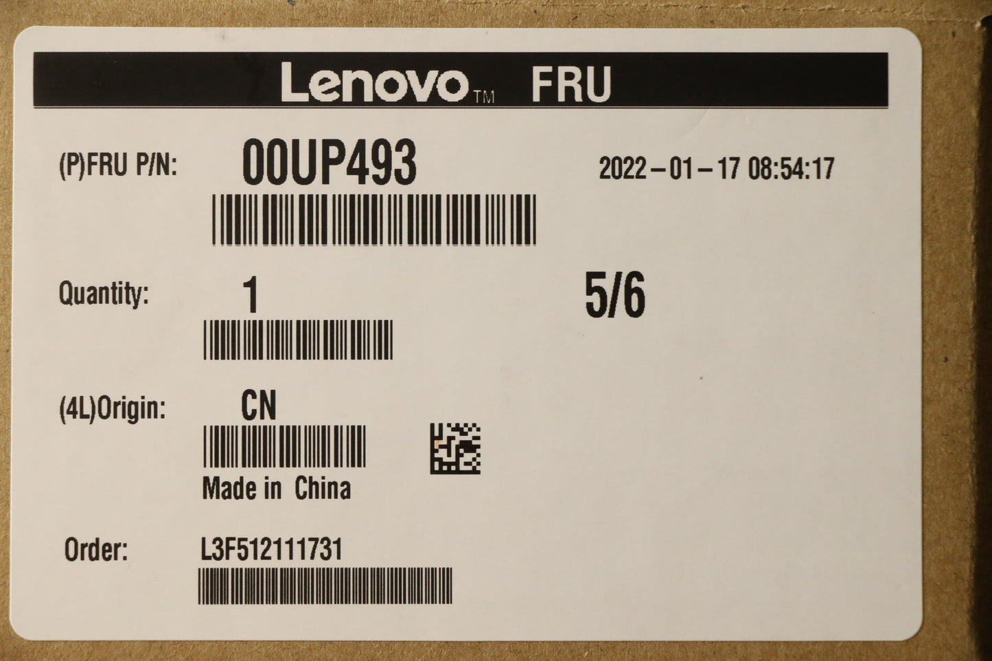 Lenovo 2TB SSD, M.2, PCIe Interface - 00UP493