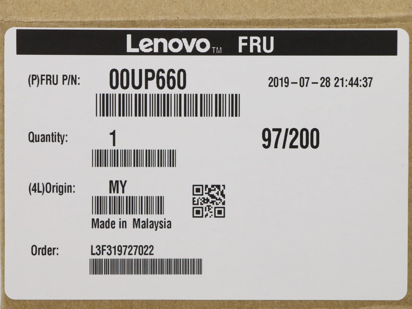 Lenovo 128GB M.2 SATA SSD, Sandisk - 00UP660