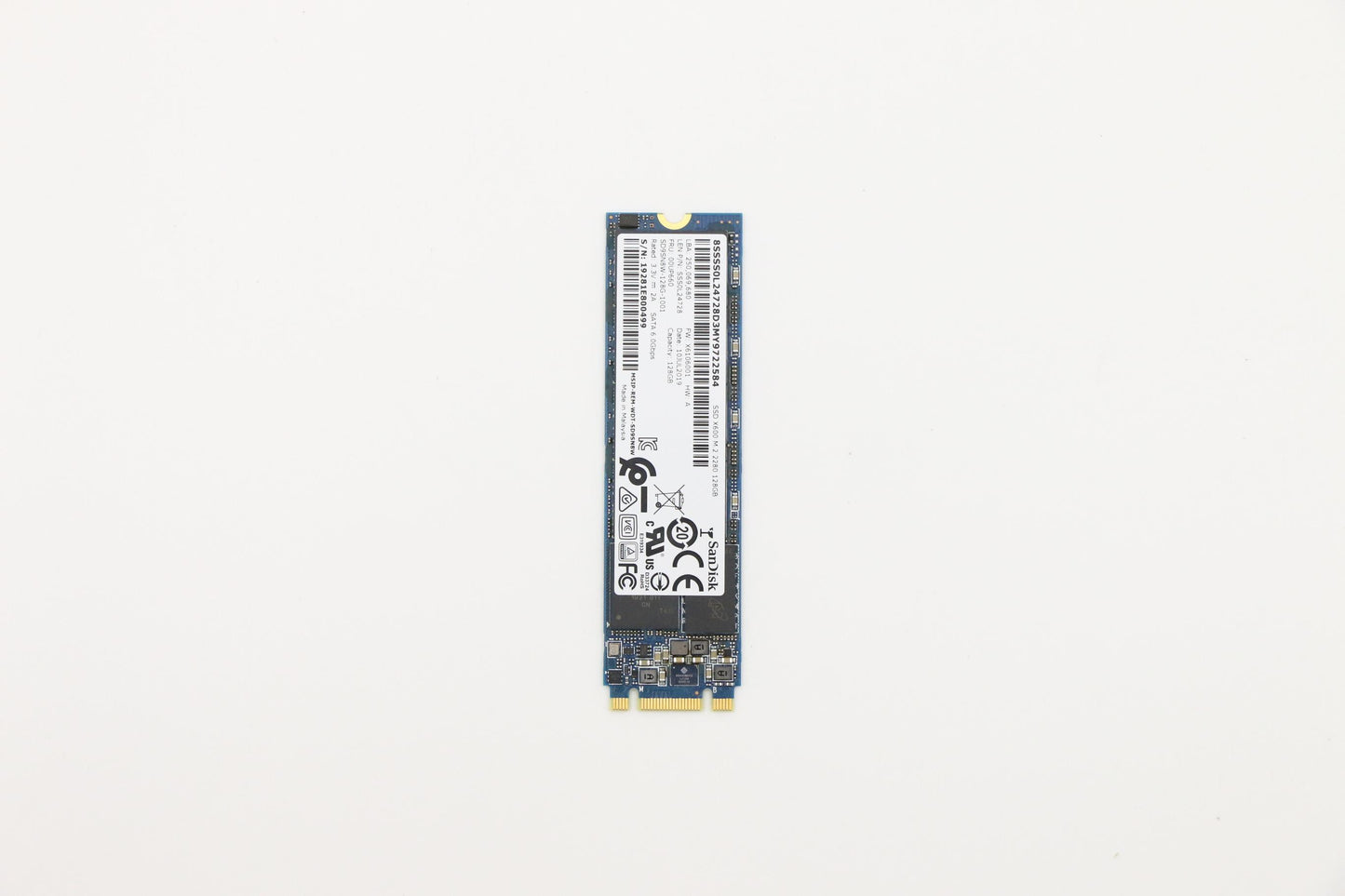 Lenovo 128GB M.2 SATA SSD, Sandisk - 00UP660
