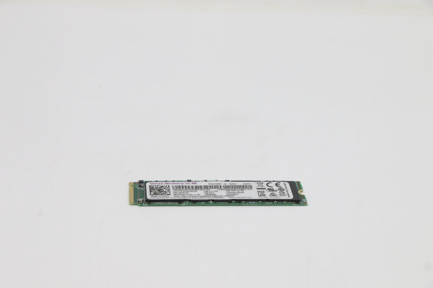 Lenovo 256GB SSD, M.2, 2280, PCIe 3x4, OPAL, Intel - 00UP738