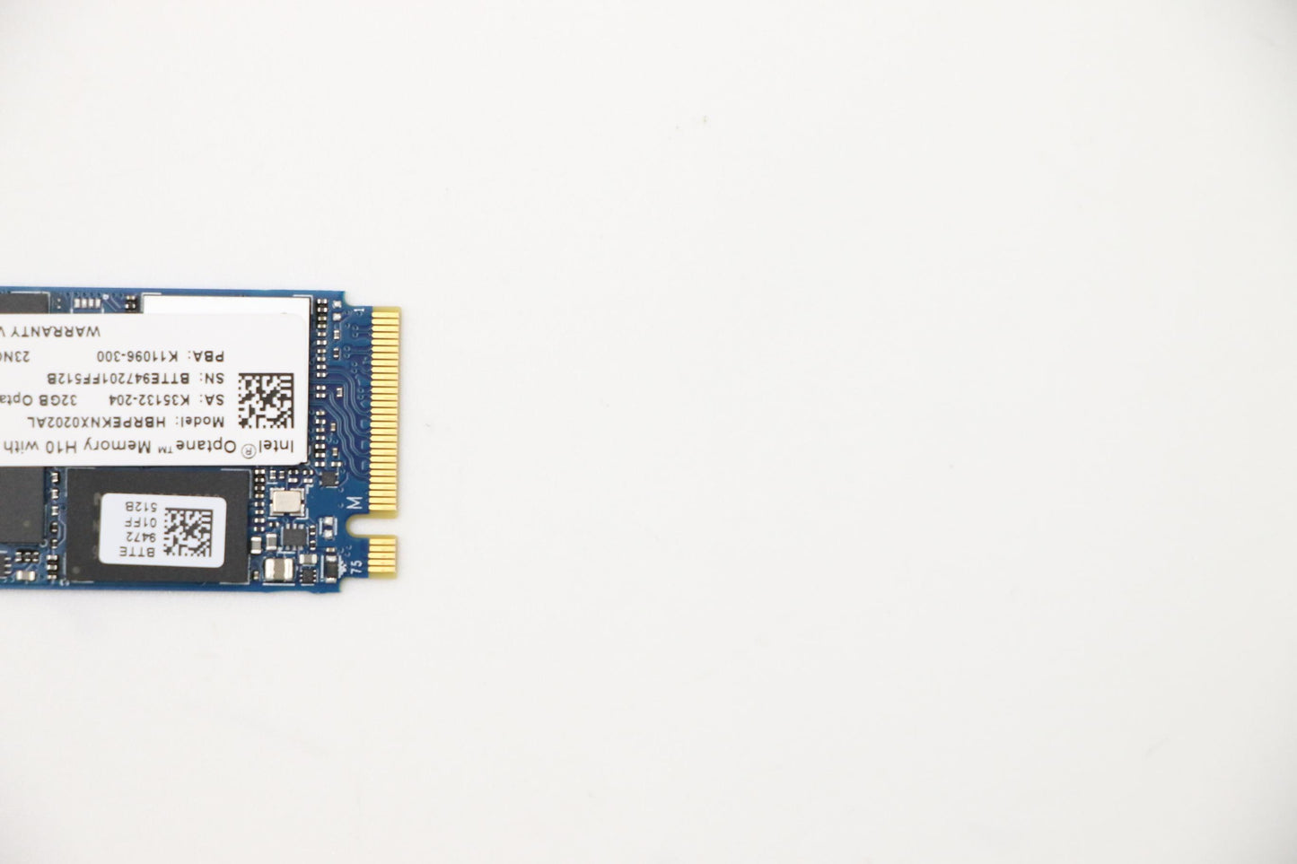 Lenovo 512GB M.2 PCIe3x2 SSD, Intel - 00UP742