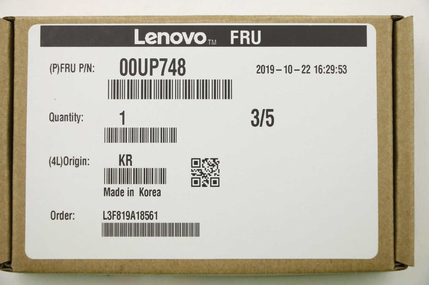 Lenovo 512GB SSD, M.2, PCIe 3x4, Toshiba - 00UP698