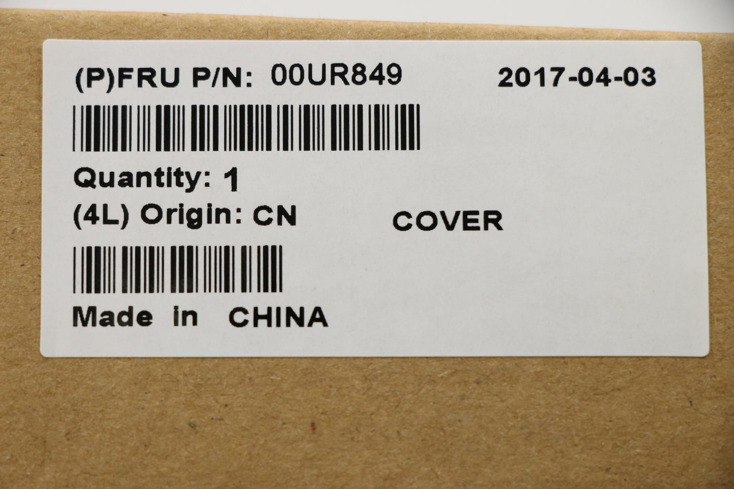 Lenovo LCD Rear Cover, SZ-2 - 00UR849