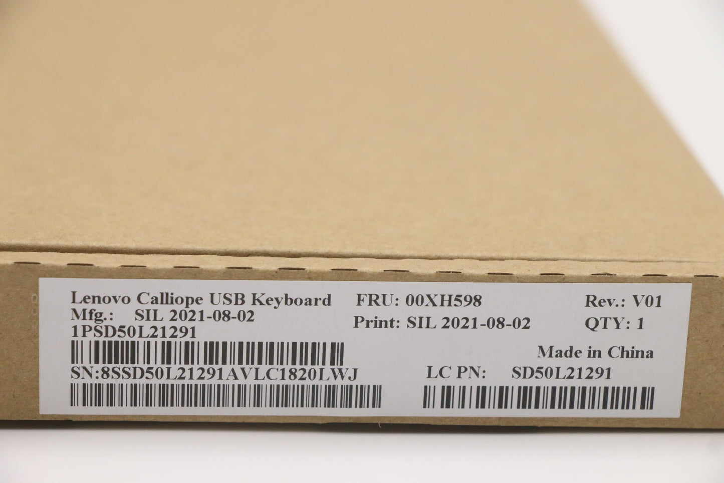 Lenovo External Keyboard - 00XH598