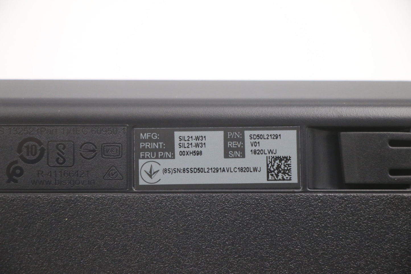 Lenovo External Keyboard - 00XH598