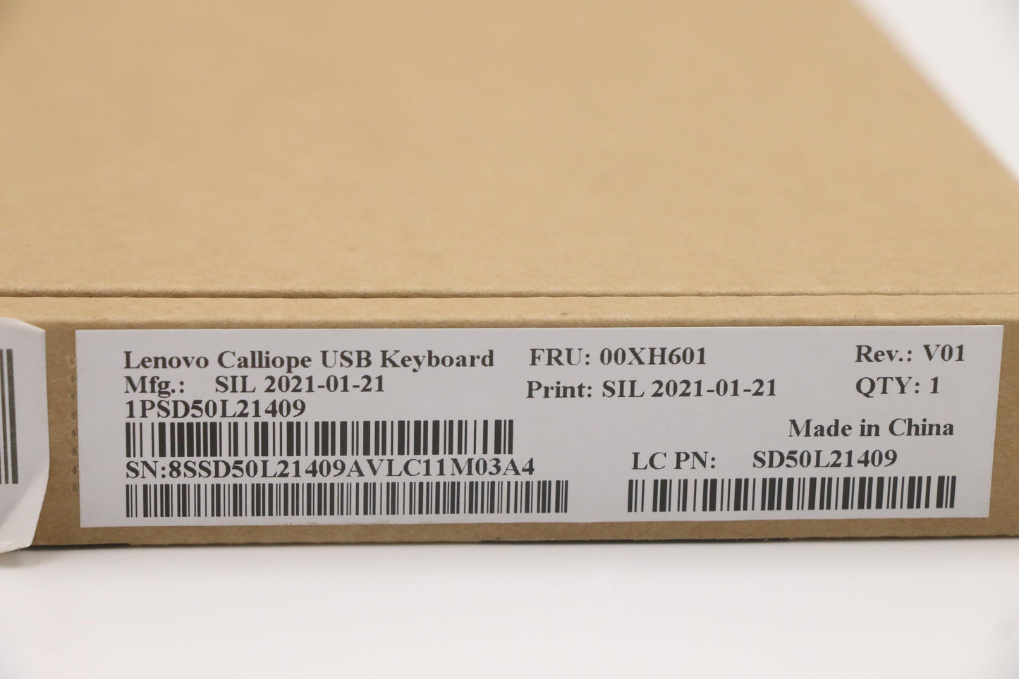 Lenovo Kb Keyboards External - 00XH601