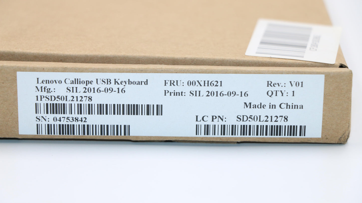 Lenovo Kb Keyboards External - 00XH621