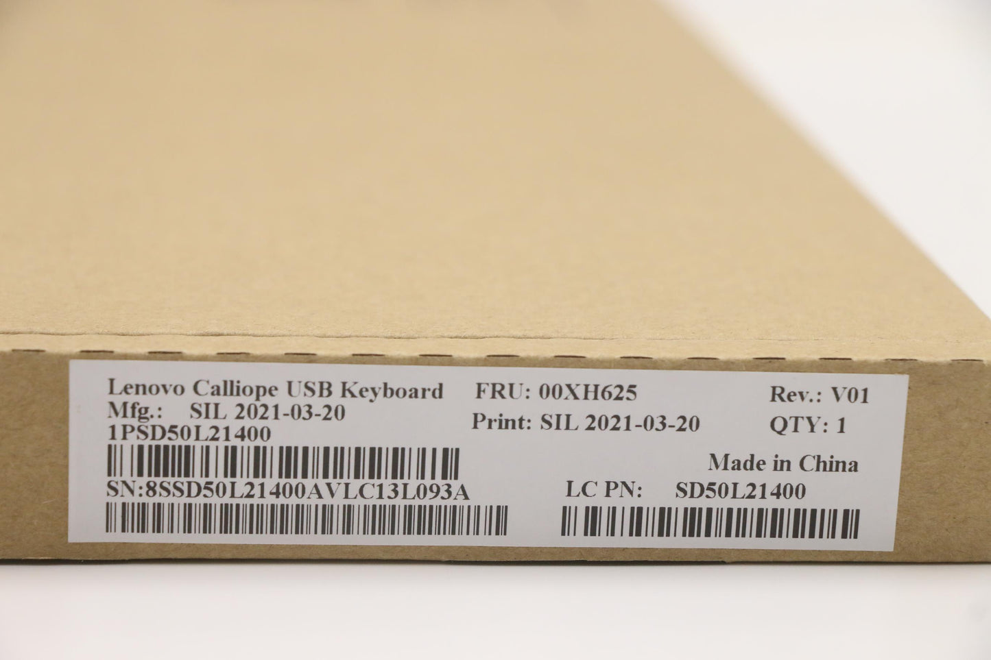 Lenovo Kb Keyboards External - 00XH625