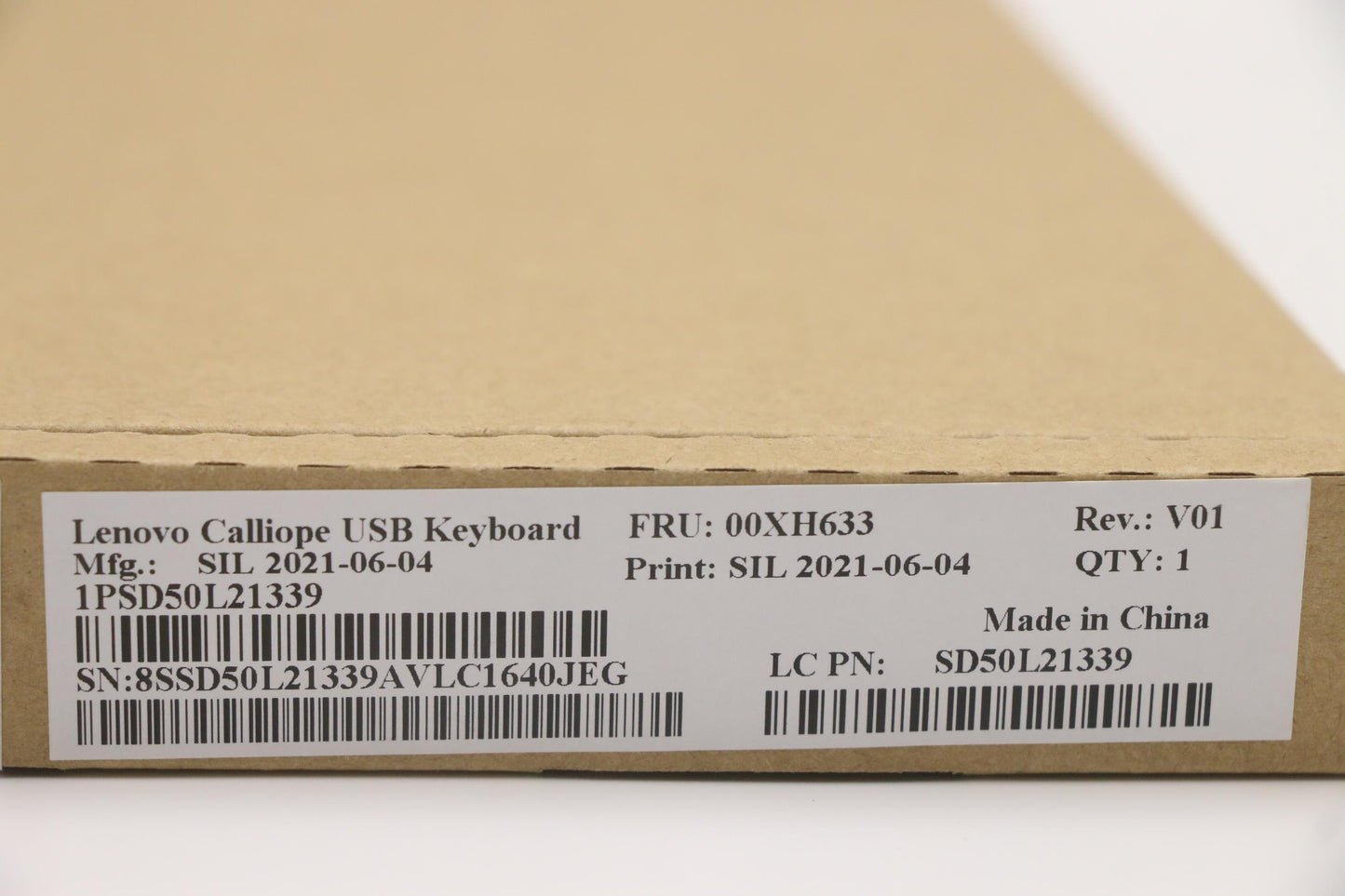 Lenovo Kb Keyboards External - 00XH633