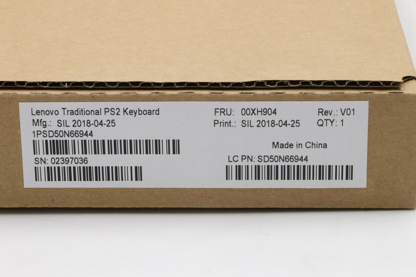 Lenovo Ps2 Trdtnl Kb Bk Cze - 00XH904