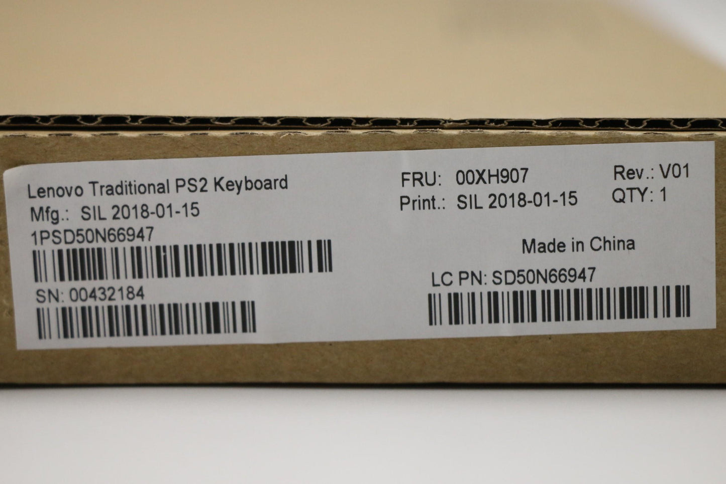 Lenovo Ps2 Trdtnl Kb Bk 189 Fra - 00XH907