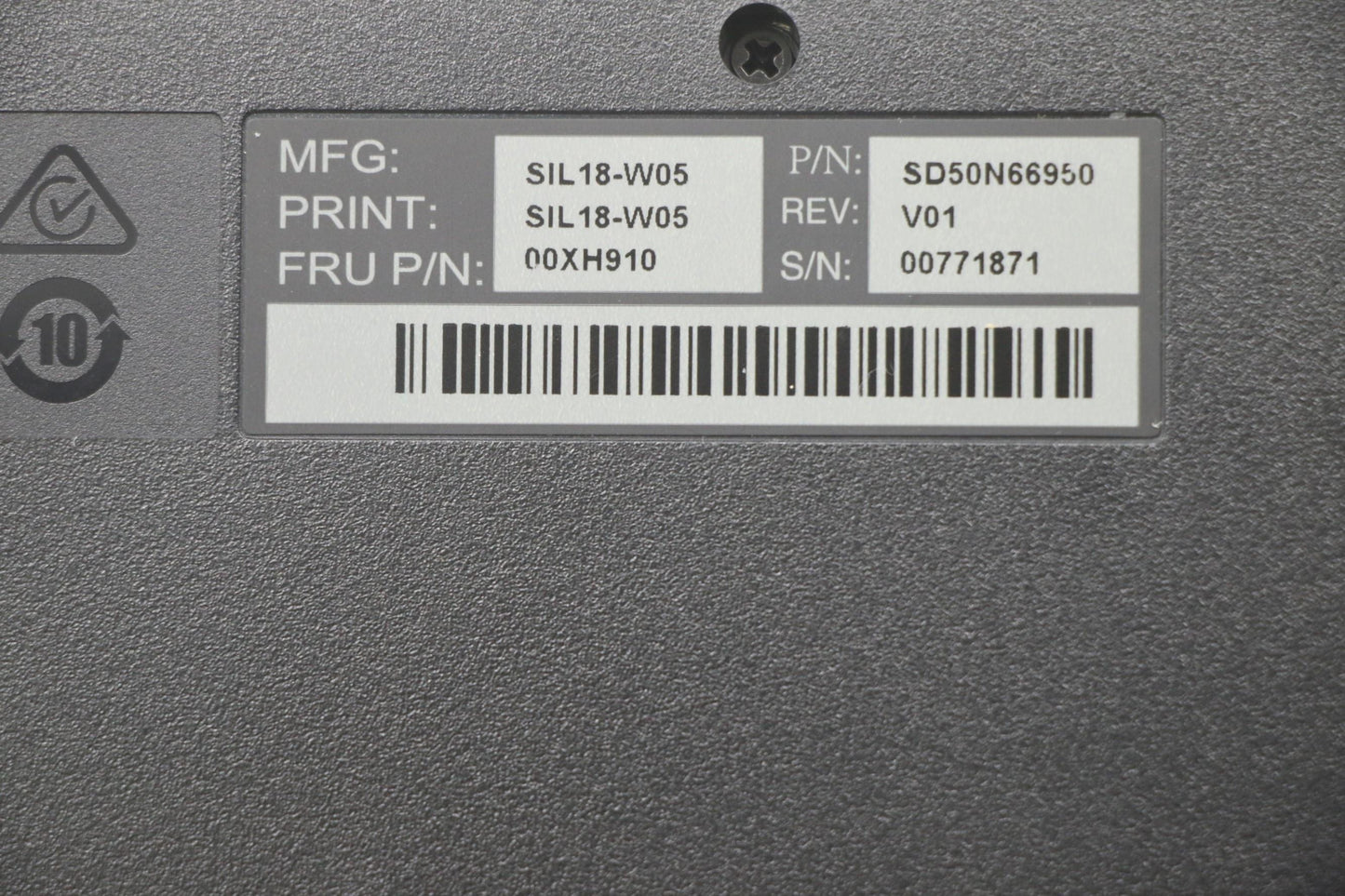 Lenovo Ps2 Trdtnl Kb Bk Ger - 00XH910