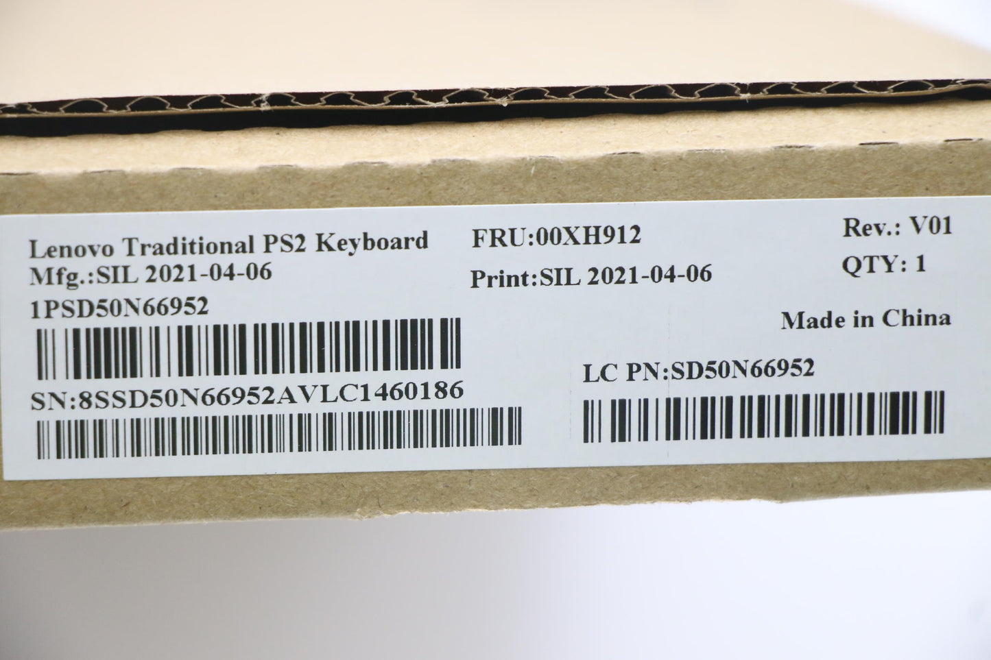 Lenovo Ps2 Trdtnl Kb Bk 459 Greus - 00XH912