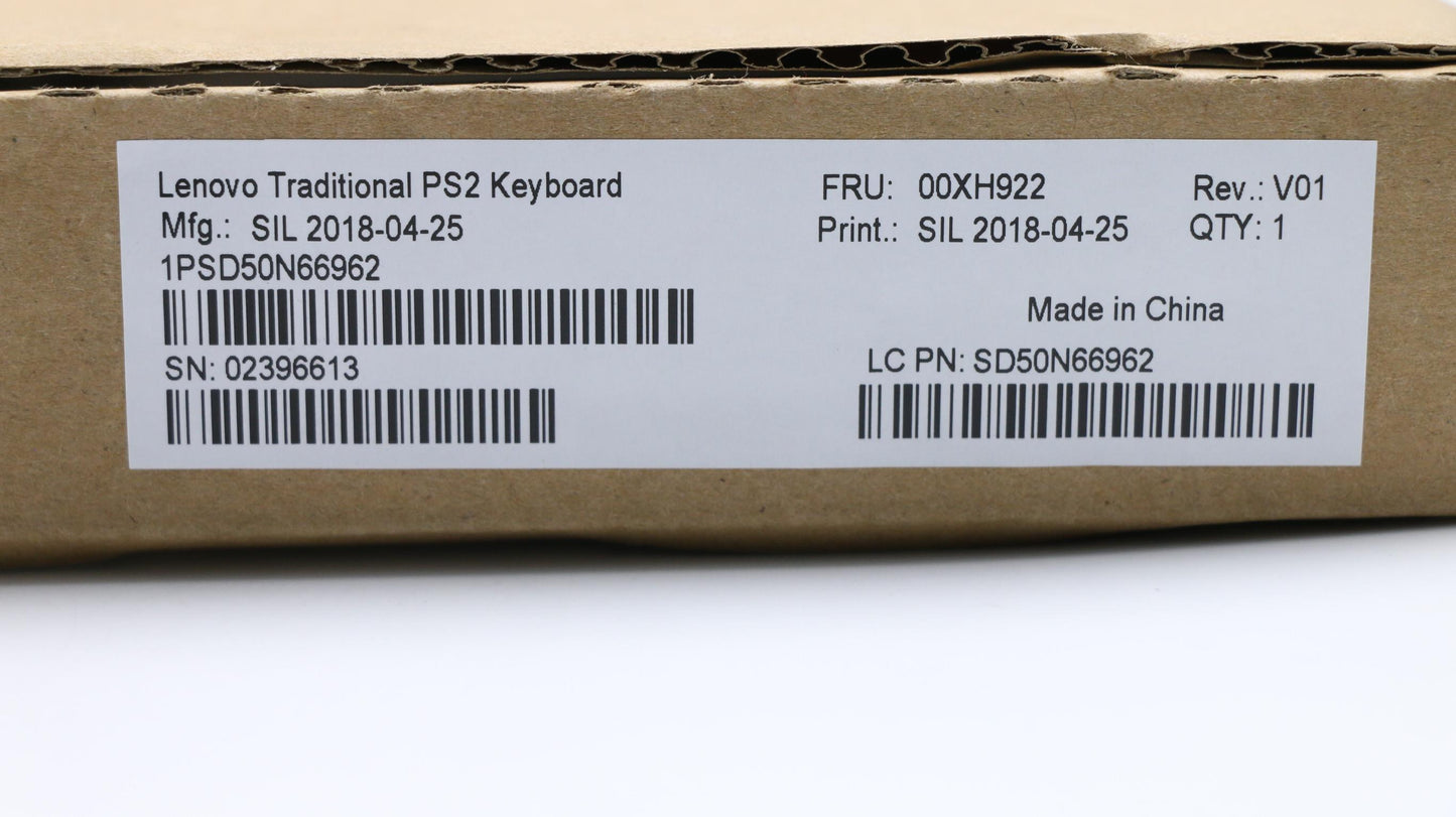 Lenovo Ps2 Trdtnl Kb Bk Pol - 00XH922