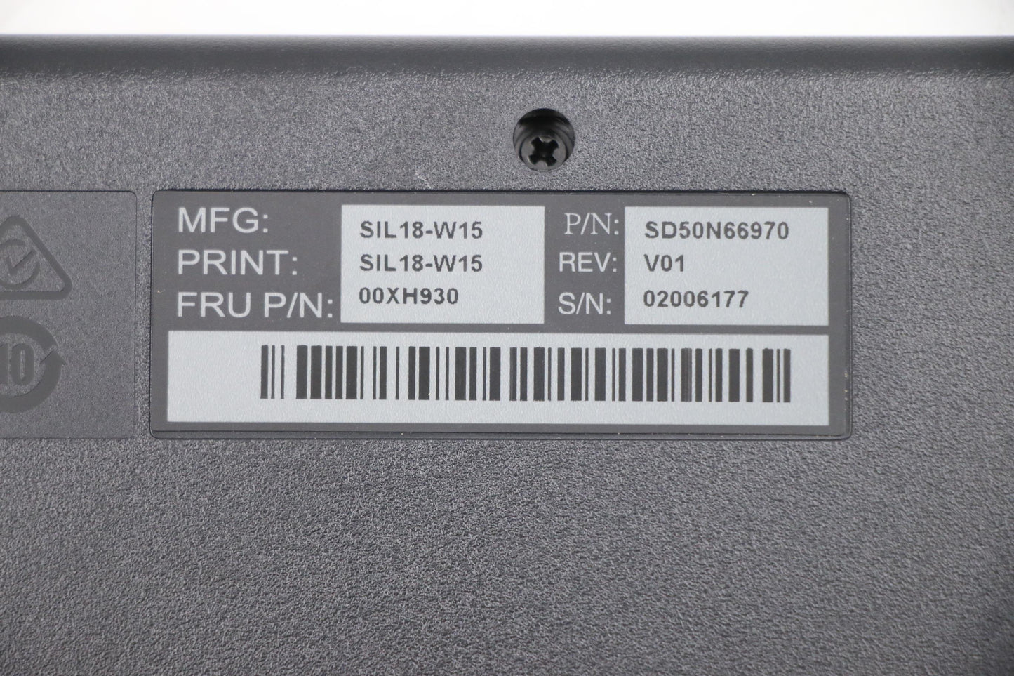 Lenovo Ps2 Trdtnl Kb Bk Sws - 00XH930