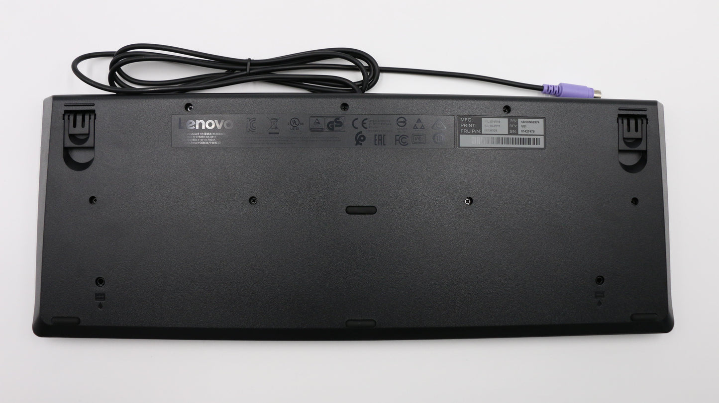 Lenovo Ps2 Trdtnl Kb Bk Uke - 00XH934