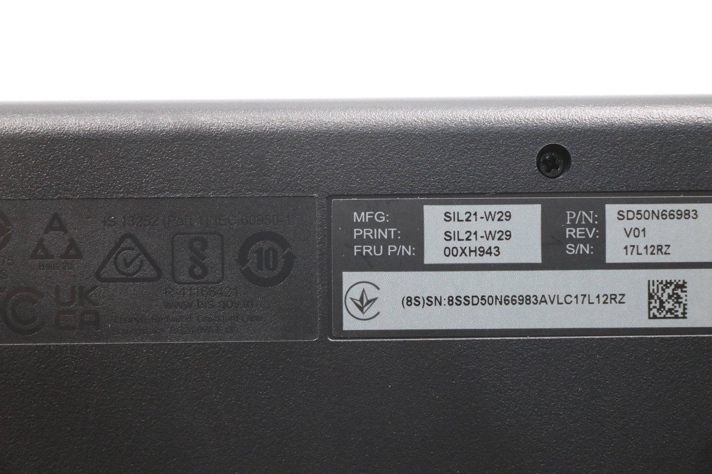 Lenovo Ps2 Trdtnl Kb Bk Kaz - 00XH943