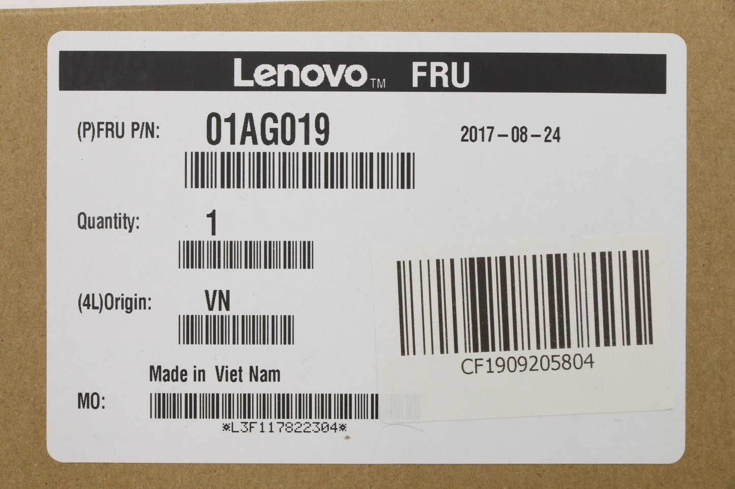 Lenovo Pu Processors - 01AG019
