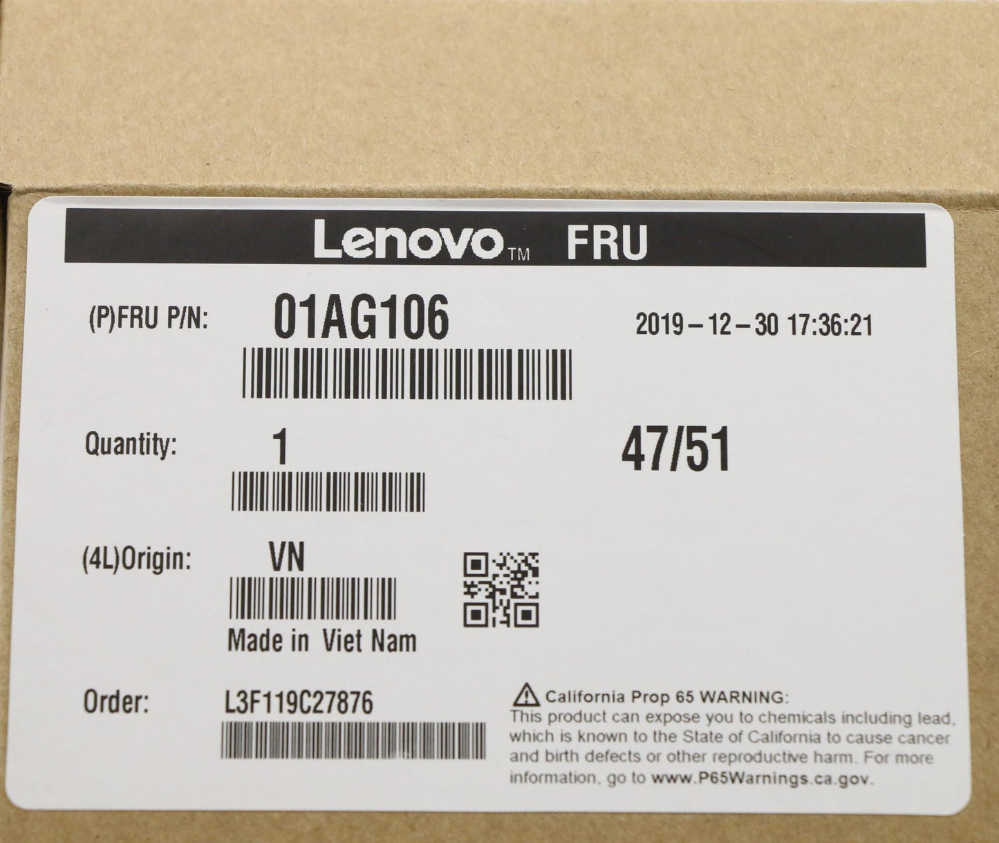 Lenovo Intel Core i3-7100 CPU - 01AG106