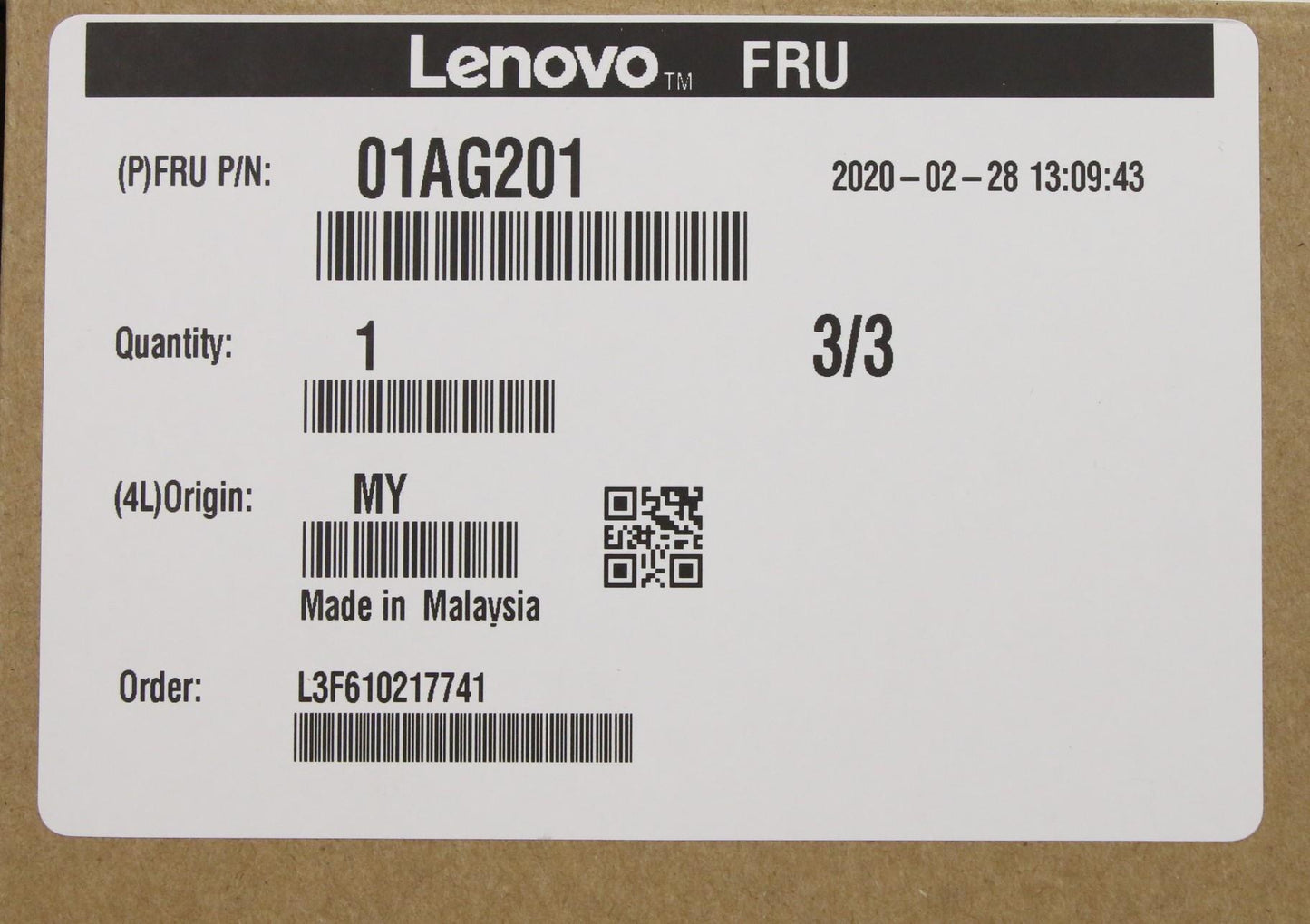 Lenovo Xeon W-2155 3.3GHz 10-Core Processor - 01AG201