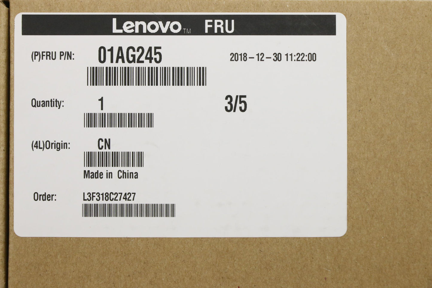 Lenovo Intel Xeon E-2174G 3.8Ghz 71W - 01AG245