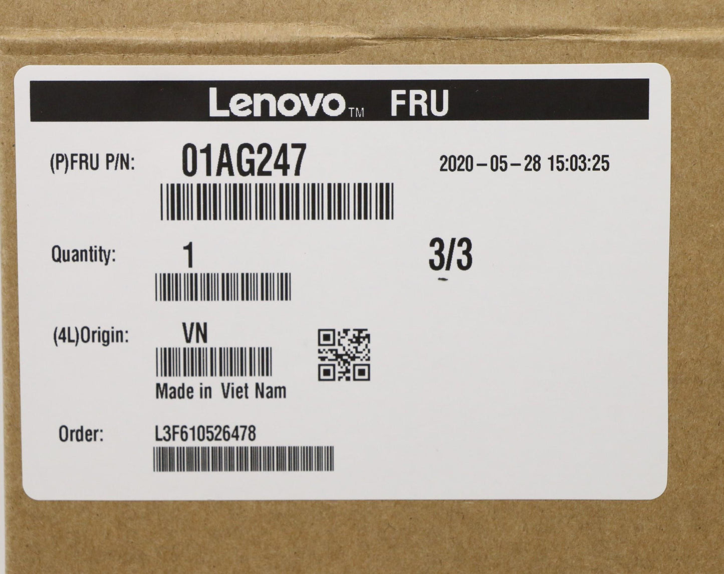 Lenovo Intel Xeon E-2134 3.5Ghz 71W - 01AG247