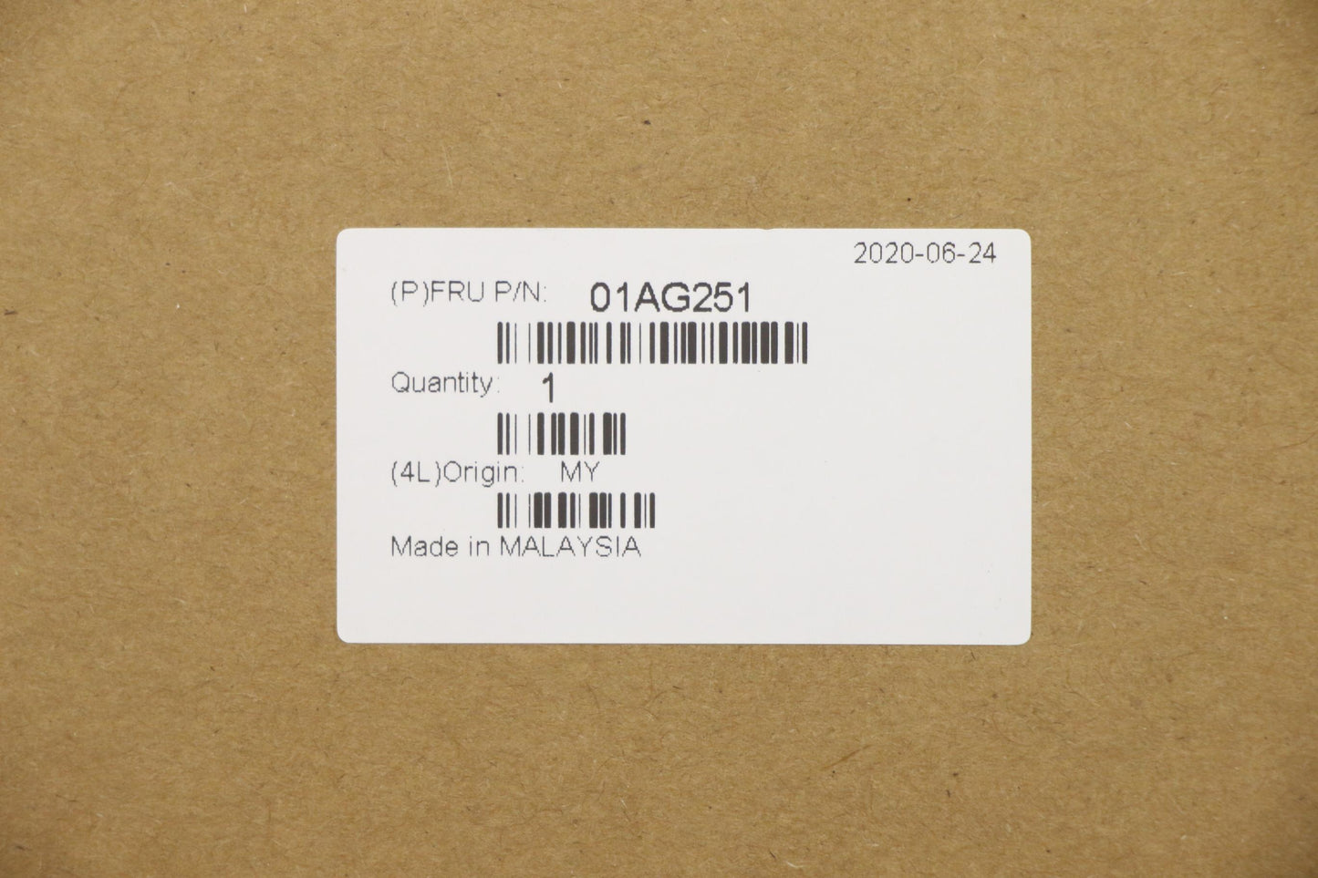 Lenovo Intel Xeon E-2124 3.3Ghz 71W - 01AG251