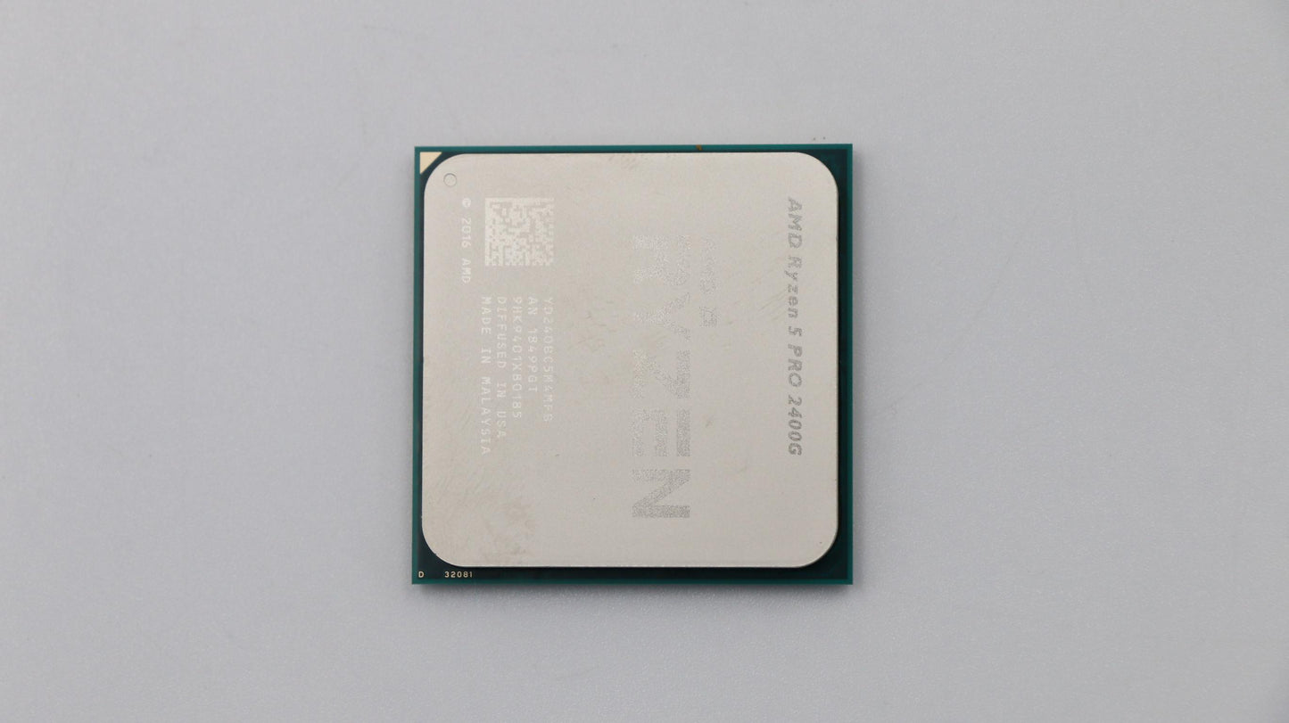Lenovo AMD Ryzen 5 PRO 2400G, 3.6GHz Processor - 01AG261