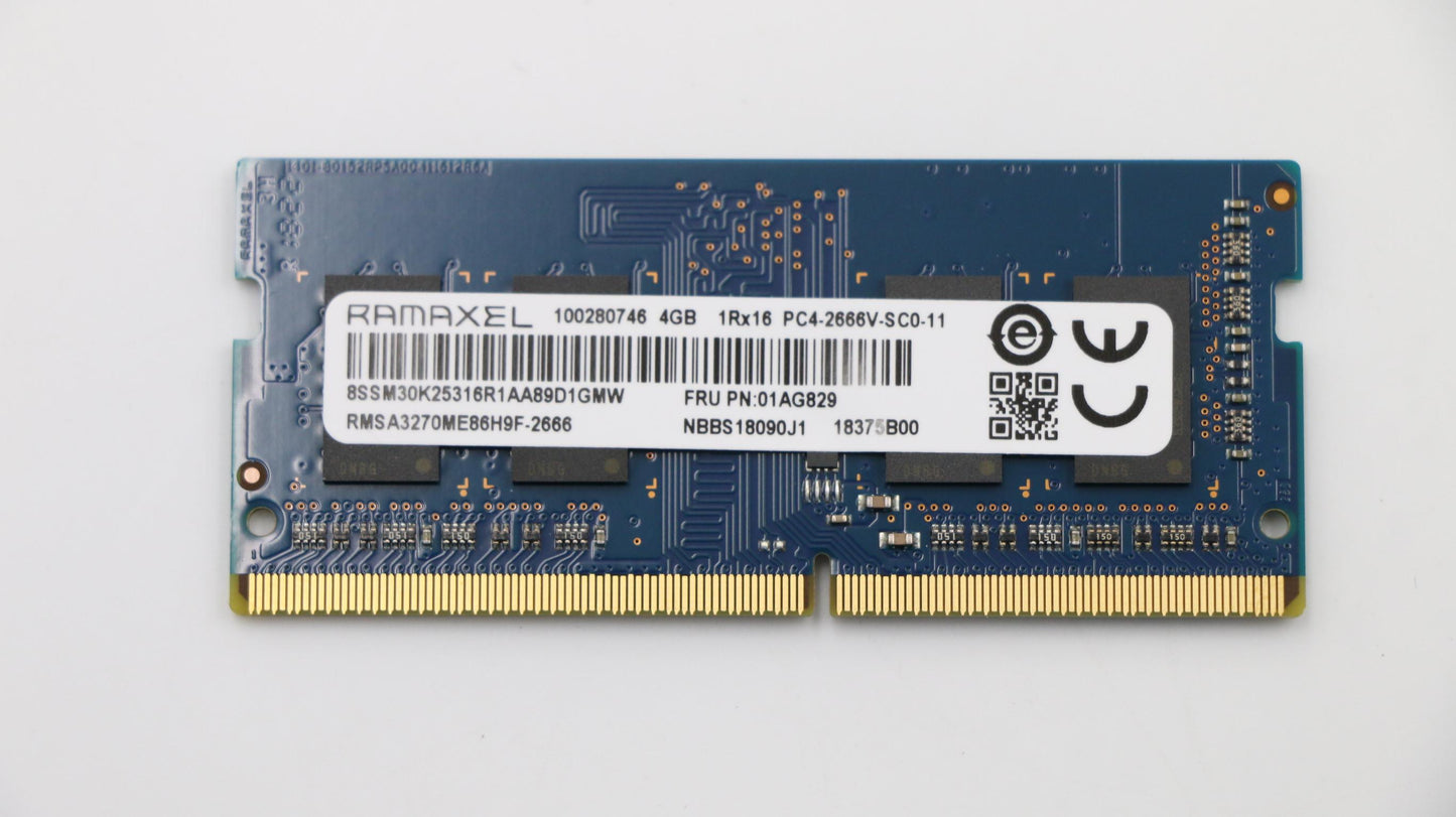 Lenovo 4GB DDR4 2666 SODIMM, Hynix - 01AG823