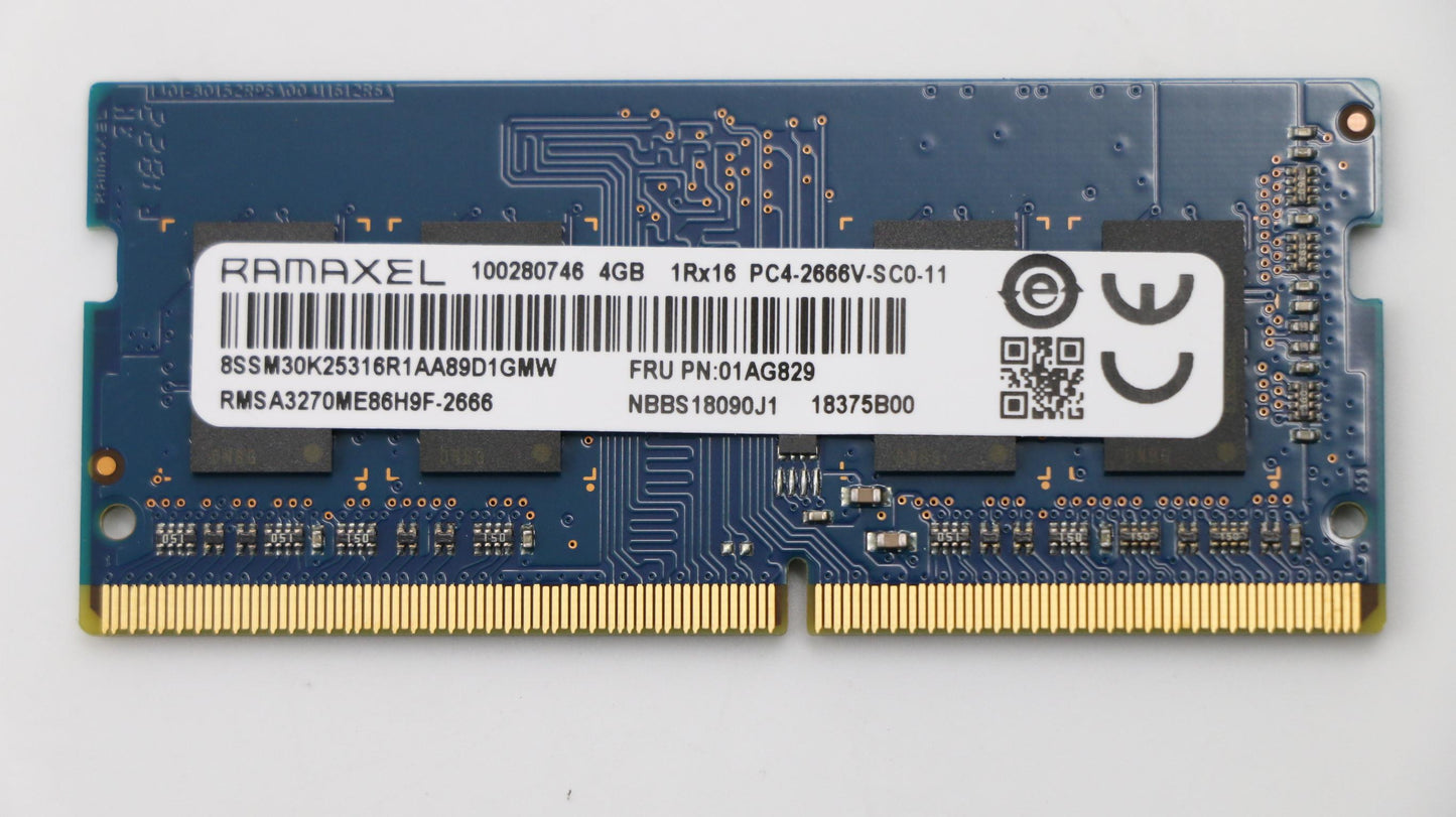 Lenovo 4GB DDR4 2666MHz SoDIMM Memory by Hynix - 01AG863