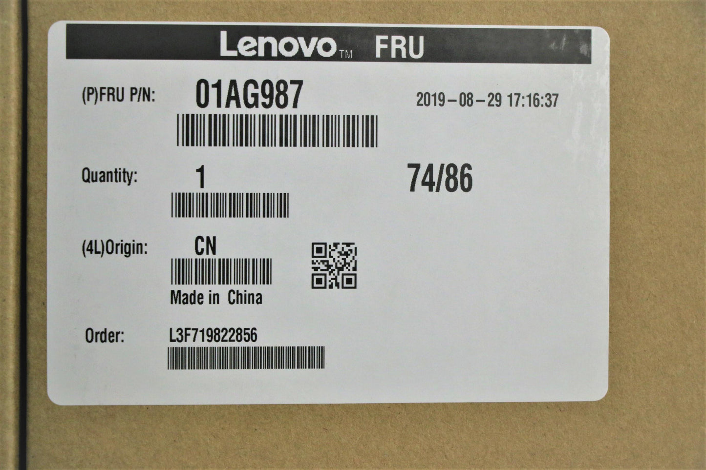 Lenovo 21.5" FHD Touch Display, Anti-Glare, IPS, 72% NTSC - 01AG987