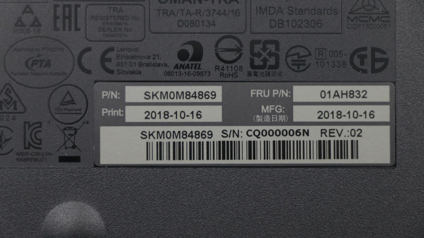 Lenovo Kybmouse Primax Rfbu71 24G Bk - 01AH832