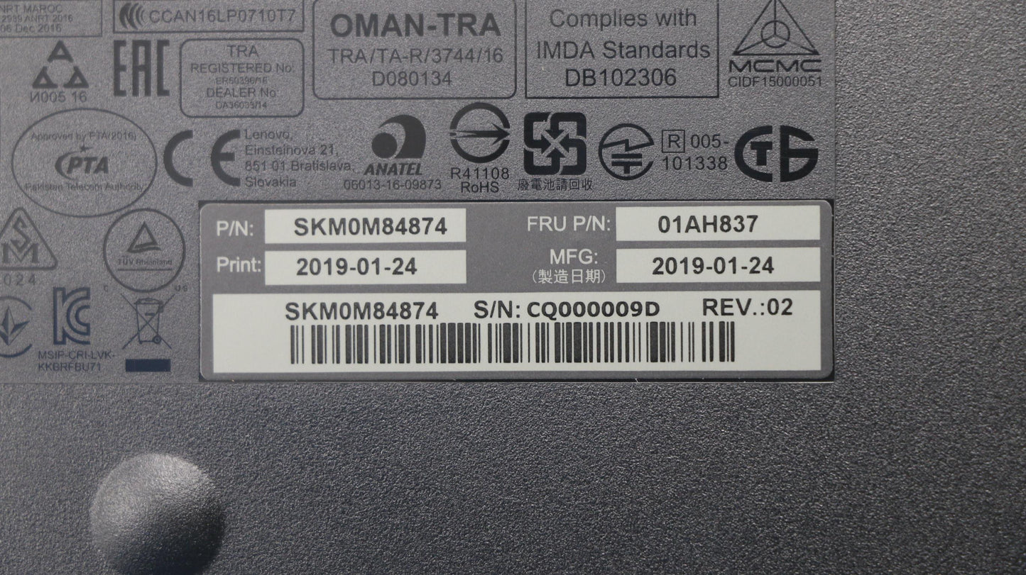 Lenovo Kybmouse Primax Rfbu71 24G Bk - 01AH837