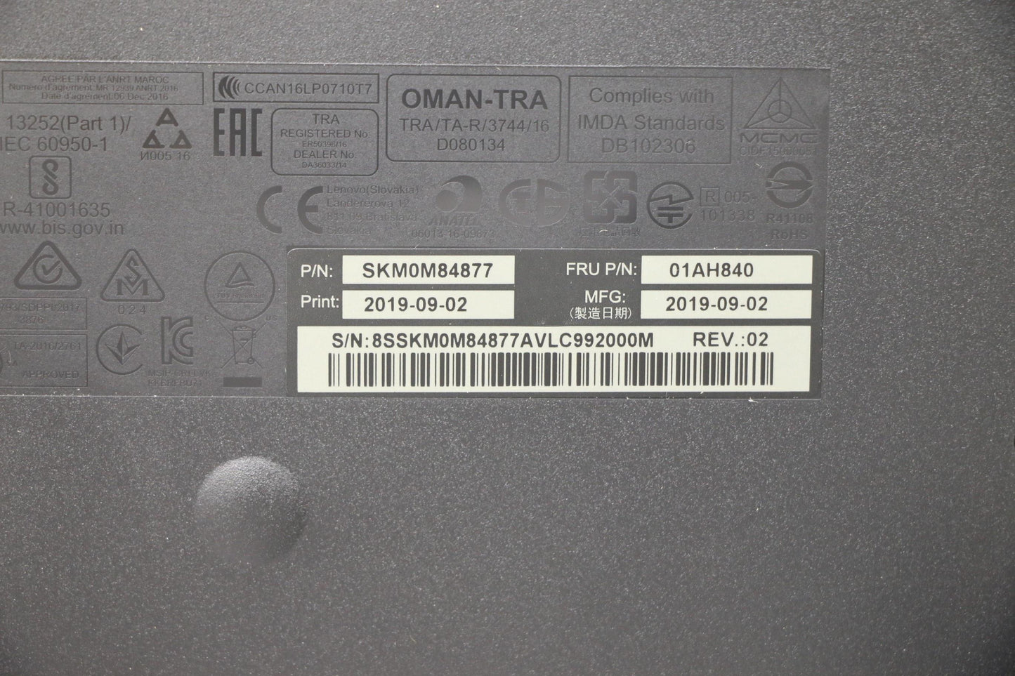 Lenovo Kybmouse Primax Rfbu71 24G Bk - 01AH840