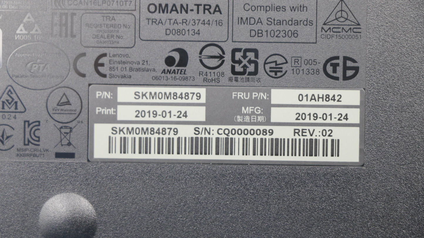 Lenovo Kybmouse Primax Rfbu71 24G Bk - 01AH842