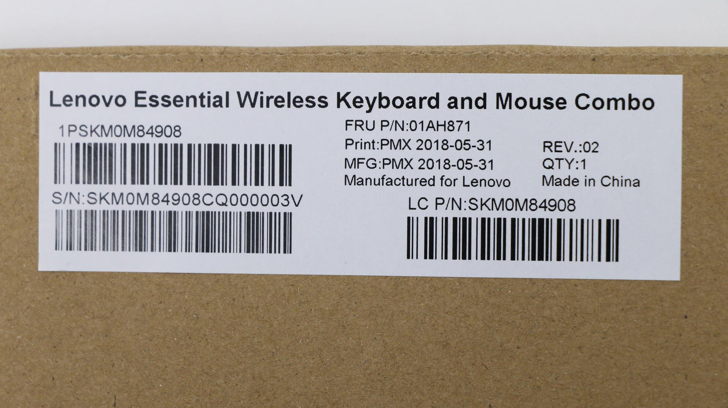 Lenovo Kybmouse Primax Rfbu71 24G Bk - 01AH871