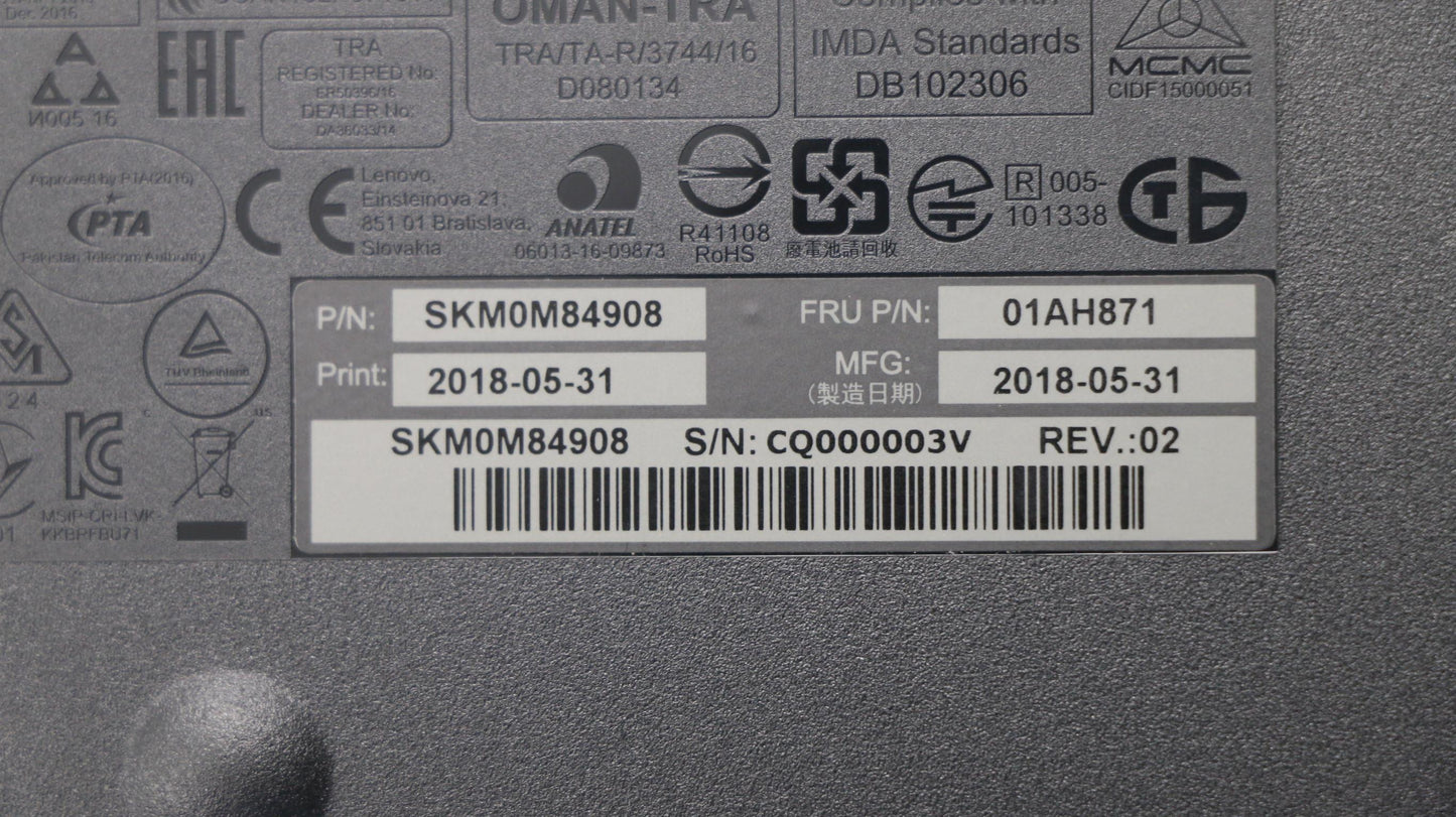 Lenovo Kybmouse Primax Rfbu71 24G Bk - 01AH871