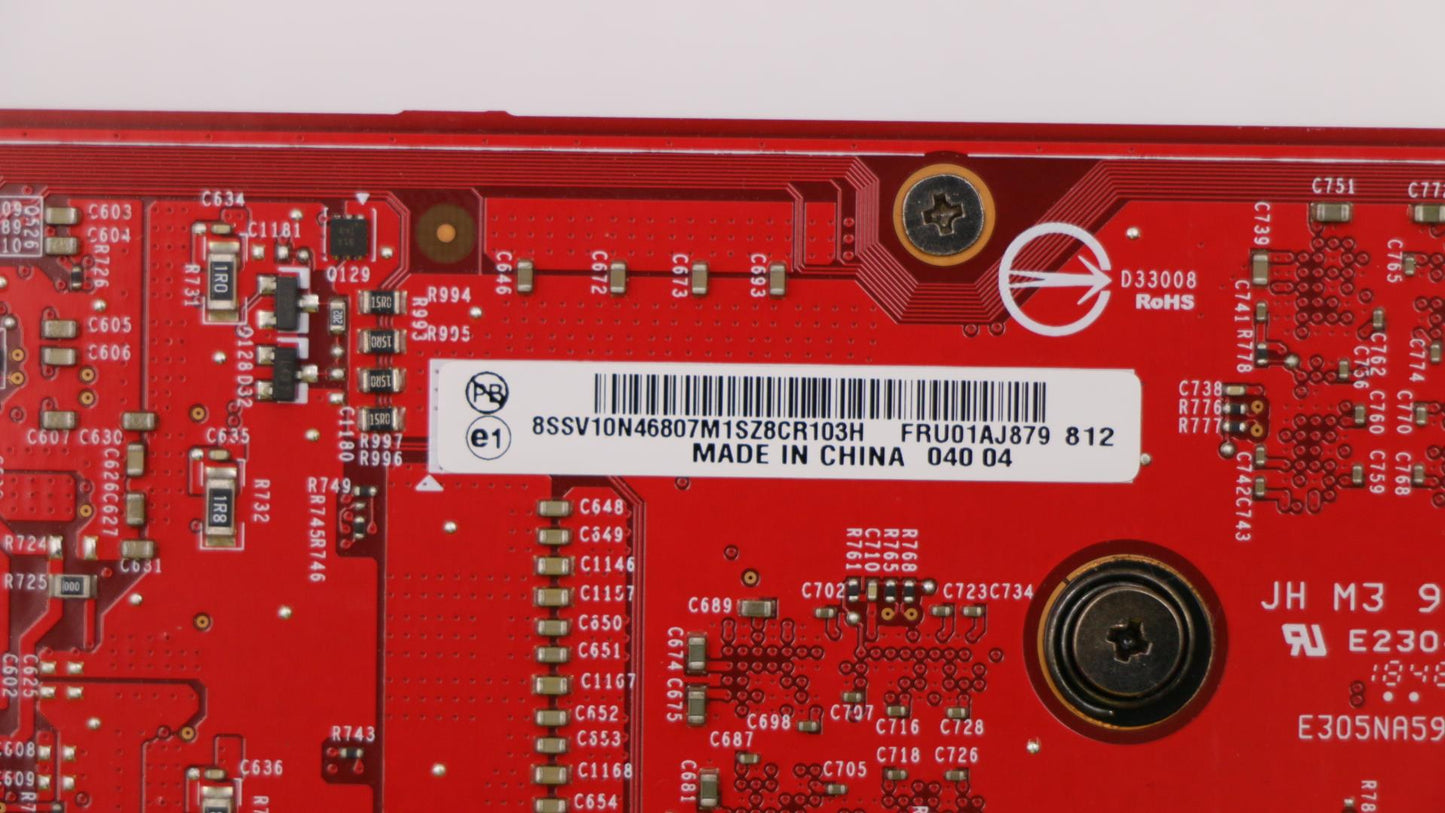 Lenovo MSI GTX1070 Graphics Card, 8GB, 3-DP, HDMI, DVI - 01AJ879