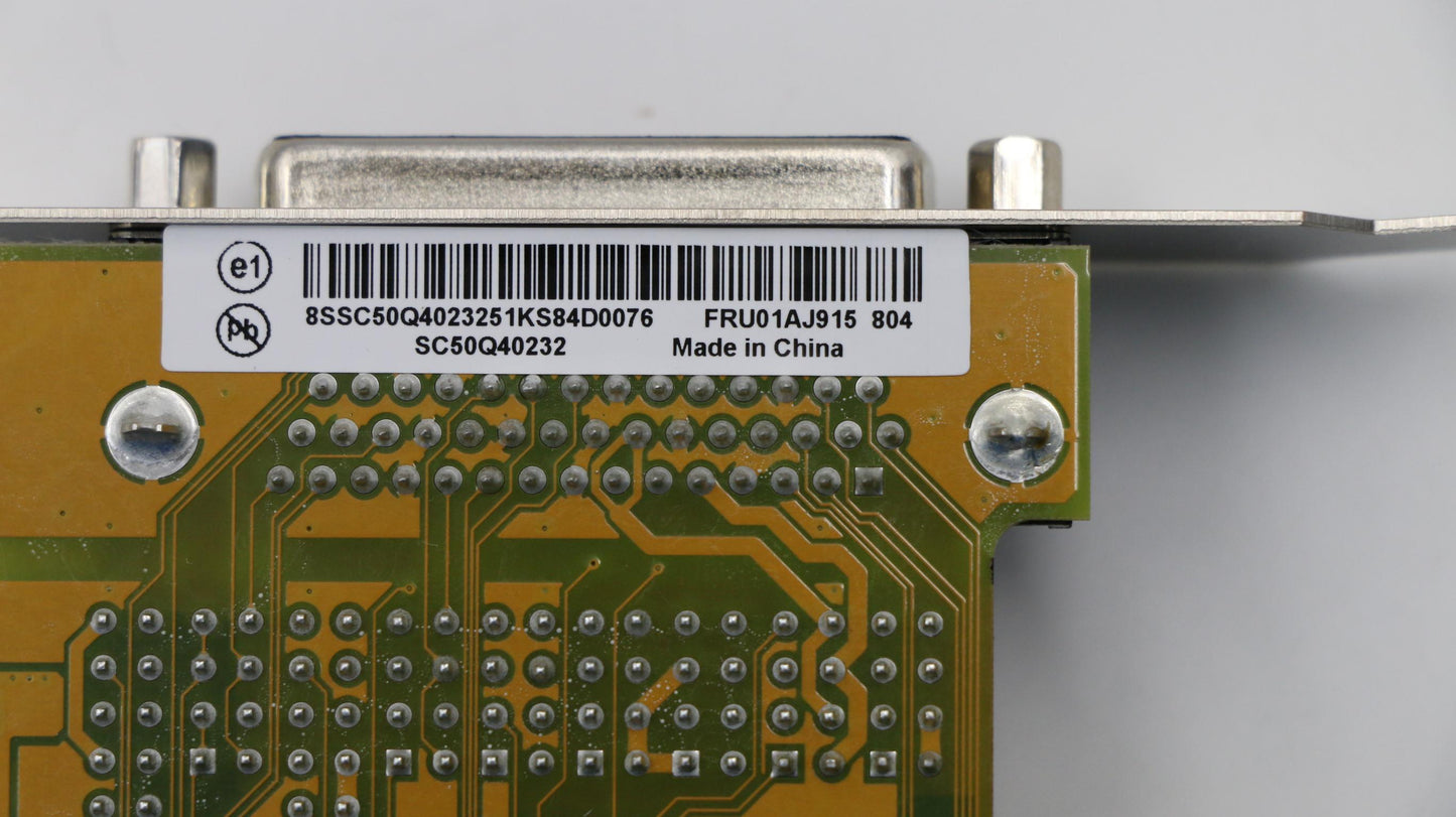 Lenovo PCIe x1 4-Port Serial Card, HP - 01AJ915