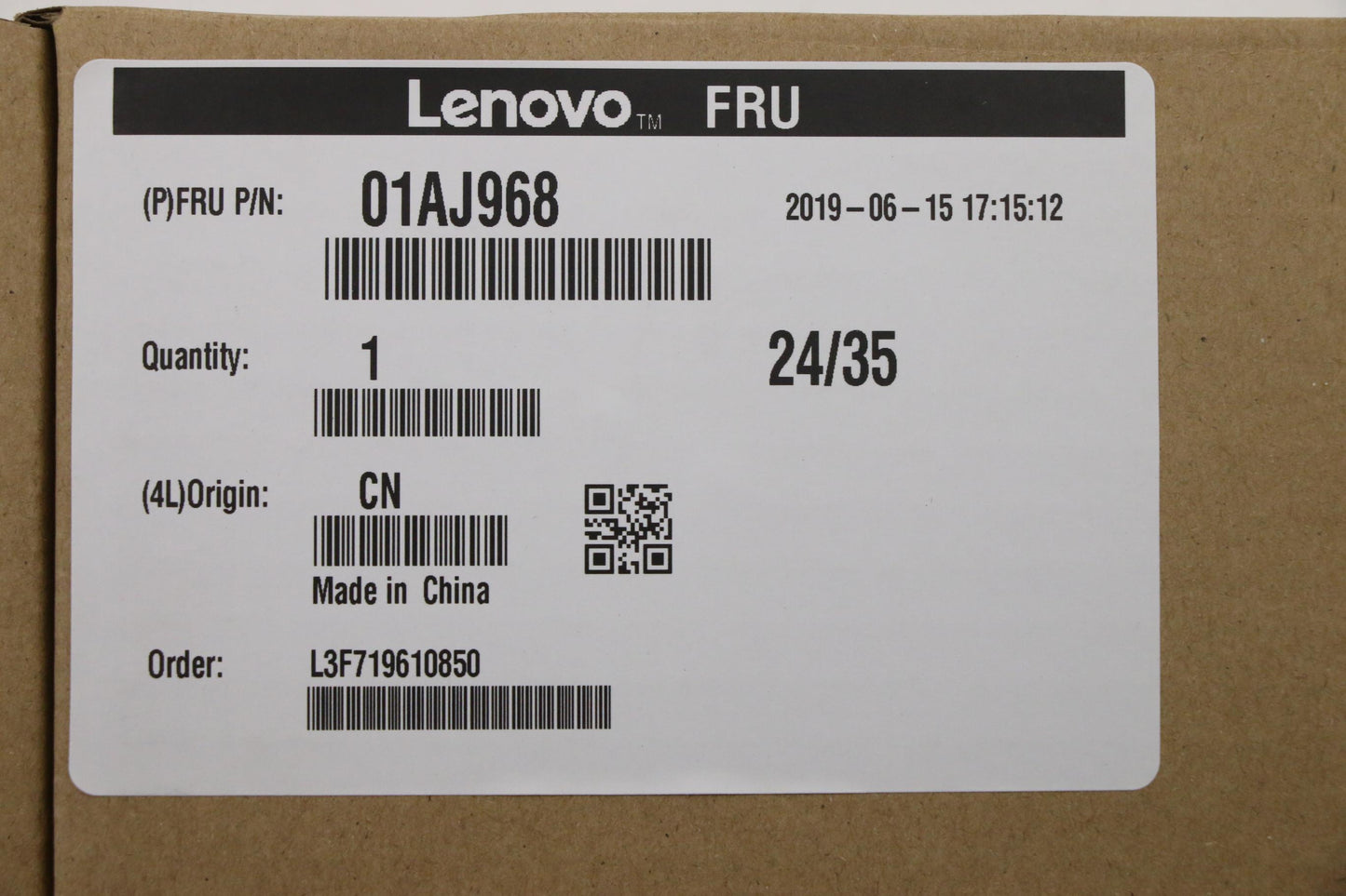 Lenovo Thunderbolt Card - 01AJ968