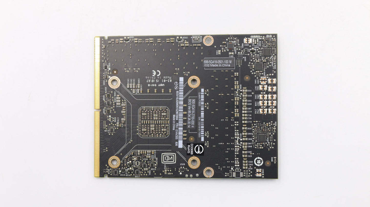 Lenovo MXM Graphics Card, NVIDIA N17E-Q1-A1 - 01AV355
