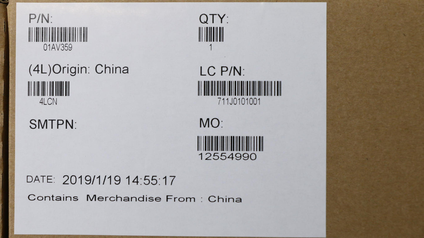 Lenovo Motherboard BDPLANAR, Windows, i7-7700, 4GB RAM, TPM Ready - 01AV359