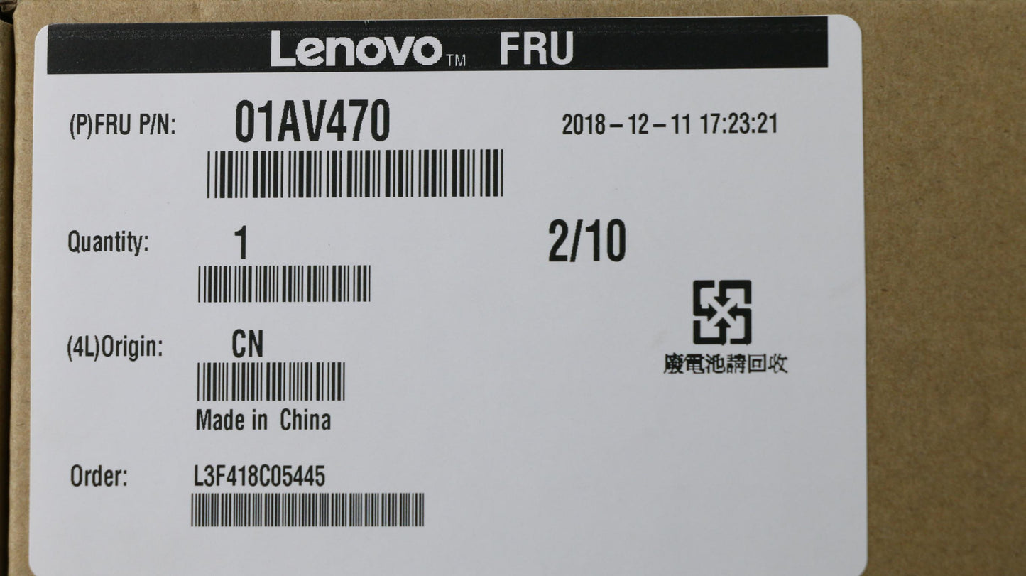 Lenovo Internal 6C 48Wh Liion Lgc - 01AV470